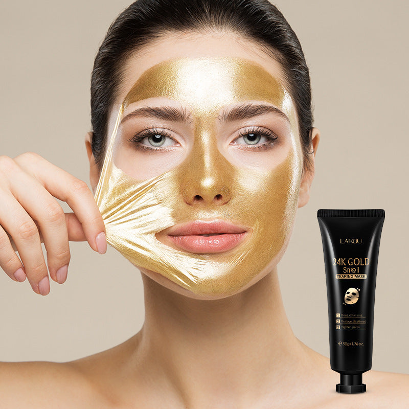 Gold Foil Snail Tear-Off Mask